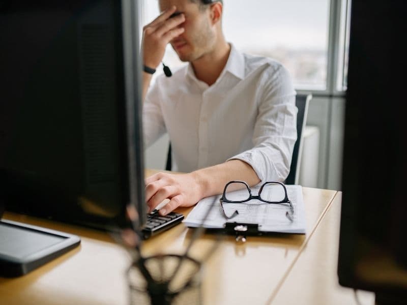 Engineer under deadline pressure